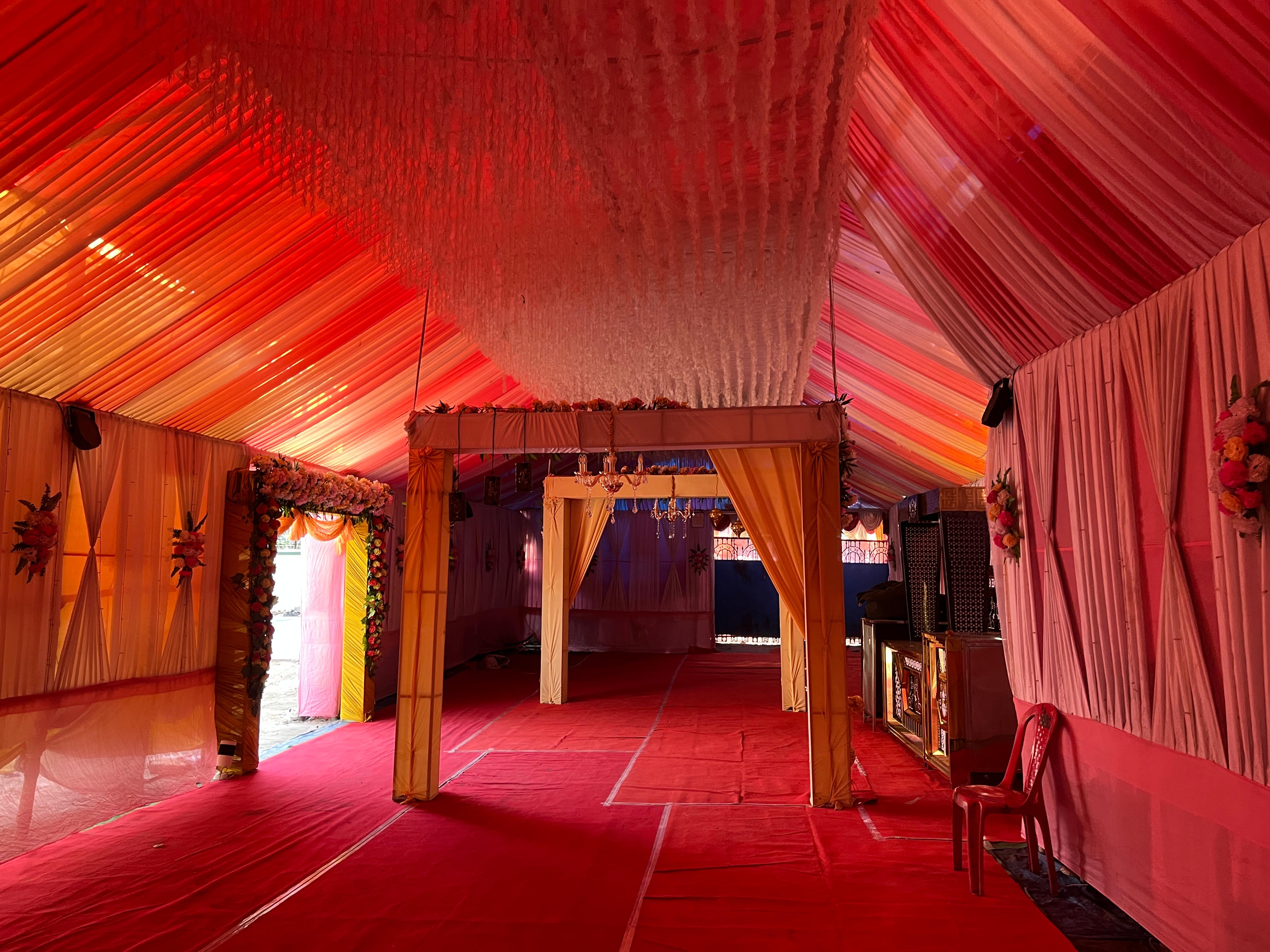 Wedding Garden Setup